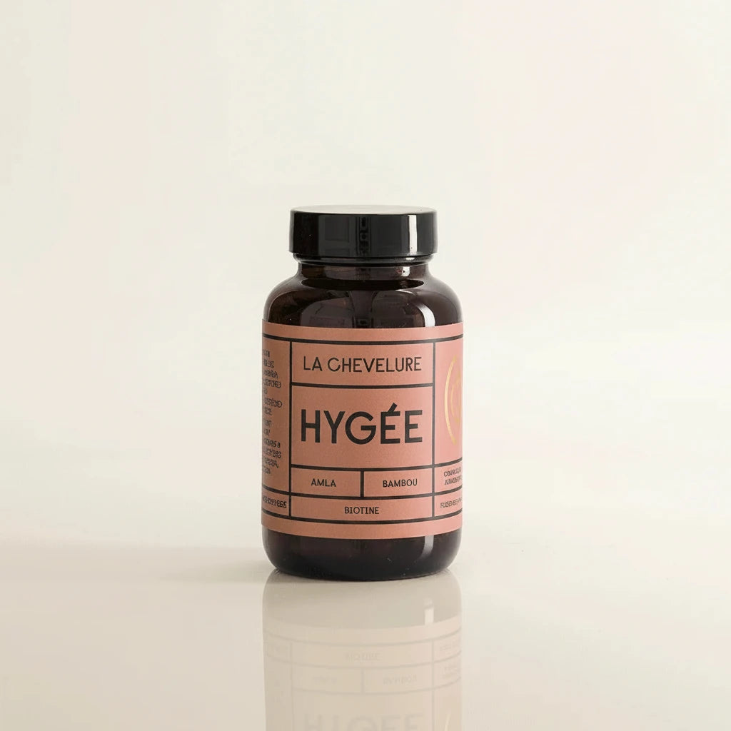 Boîte du complément alimentaire La Chevelure d’Hygée, cure capillaire